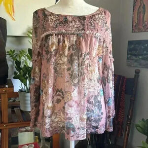 Anthropologie Akemi + Kin Juno Lace Top
